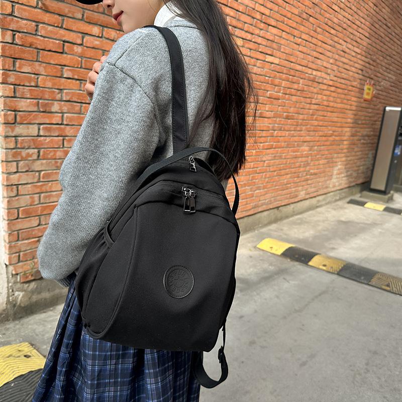 Schoolbag Fashion Casual Versatile Women's Lightweight Shoulder Bag 1011 Spring New Multifunctional Large Capacity Crossbody Backpack