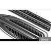 2X Universal 3D Design Car Side Body Fender Trims Decoration Sticker Decal Black