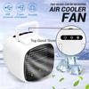 5W USB Mini Humidifiers Air Conditioner Air Cooler Fans Portable Air Cooler Table Mini Fan For Office Home Car Refrigerating Device