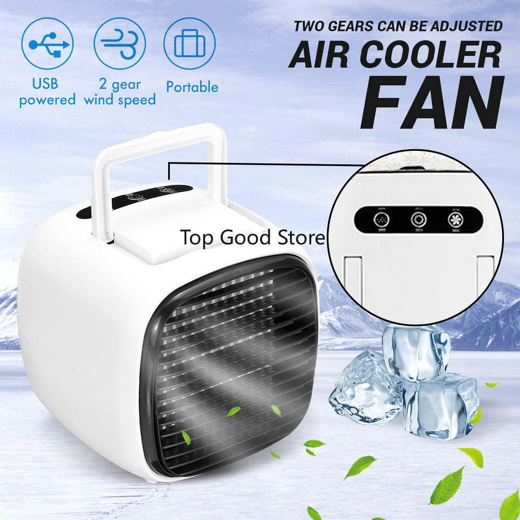 5W USB Mini Humidifiers Air Conditioner Air Cooler Fans Portable Air Cooler Table Mini Fan For Office Home Car Refrigerating Device