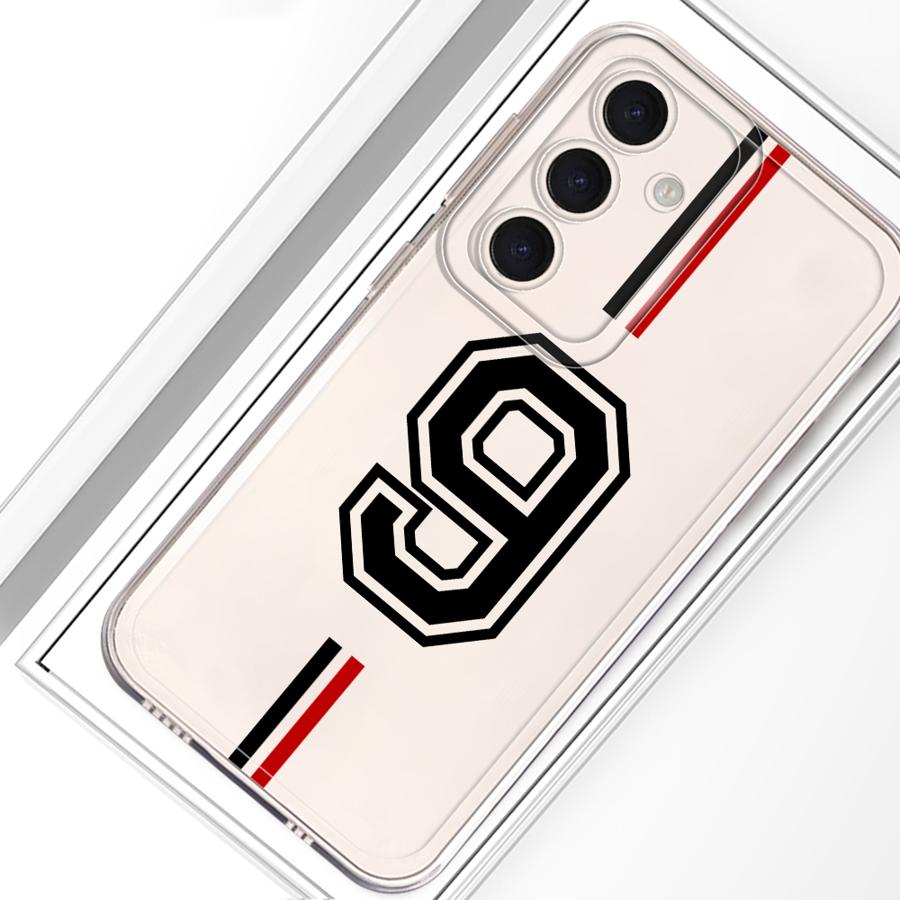 FootBall Number Case for Samsung Galaxy A26 A24 A14 A16 A25 A51 A55 A23 A56 A50 A36 A13 A34 A35 A33 A52 A54 A15 A52 A31 Phone