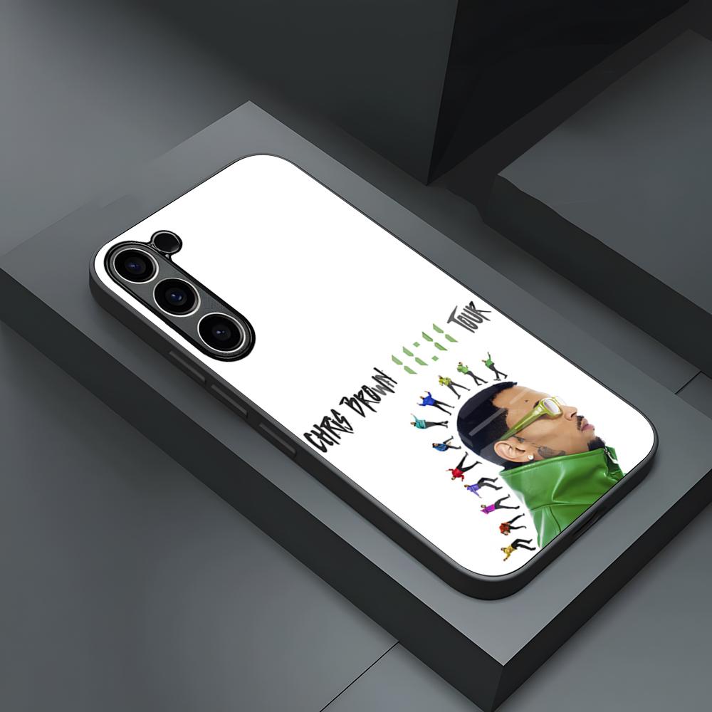Chris Brown 11 11 Singer Phone Case For S23 Samsung S24 S25 Ultra S22 S20 Fe S21 Plus A54 A34 A24 A53 A16 A14 Glass Cover
