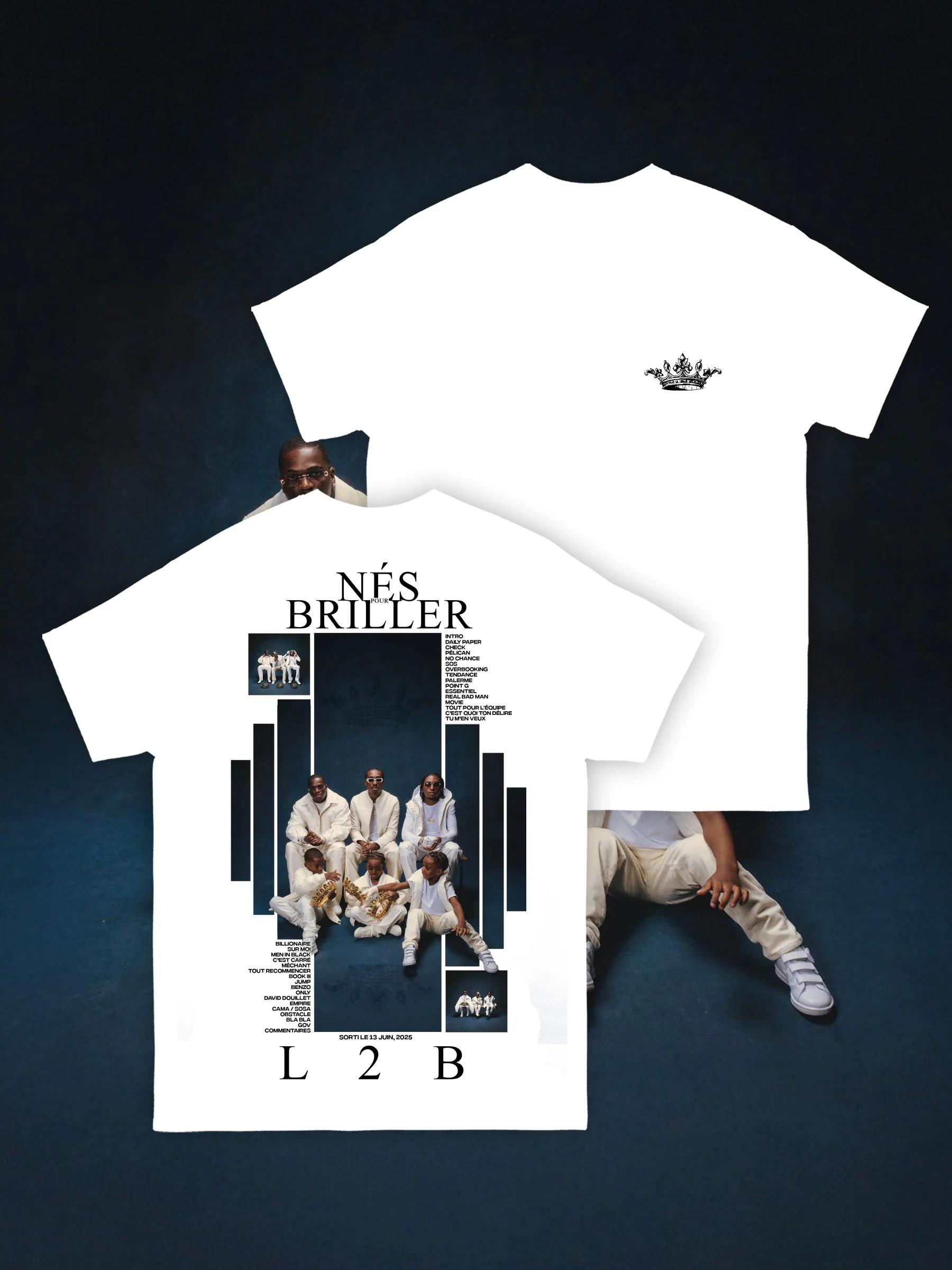 

The French Rap Group L2B Album Born To Shine Graphic Tshirt Unisex Women Pop Music Tshirt Casual Cotton Vintage TShirts Unisex S