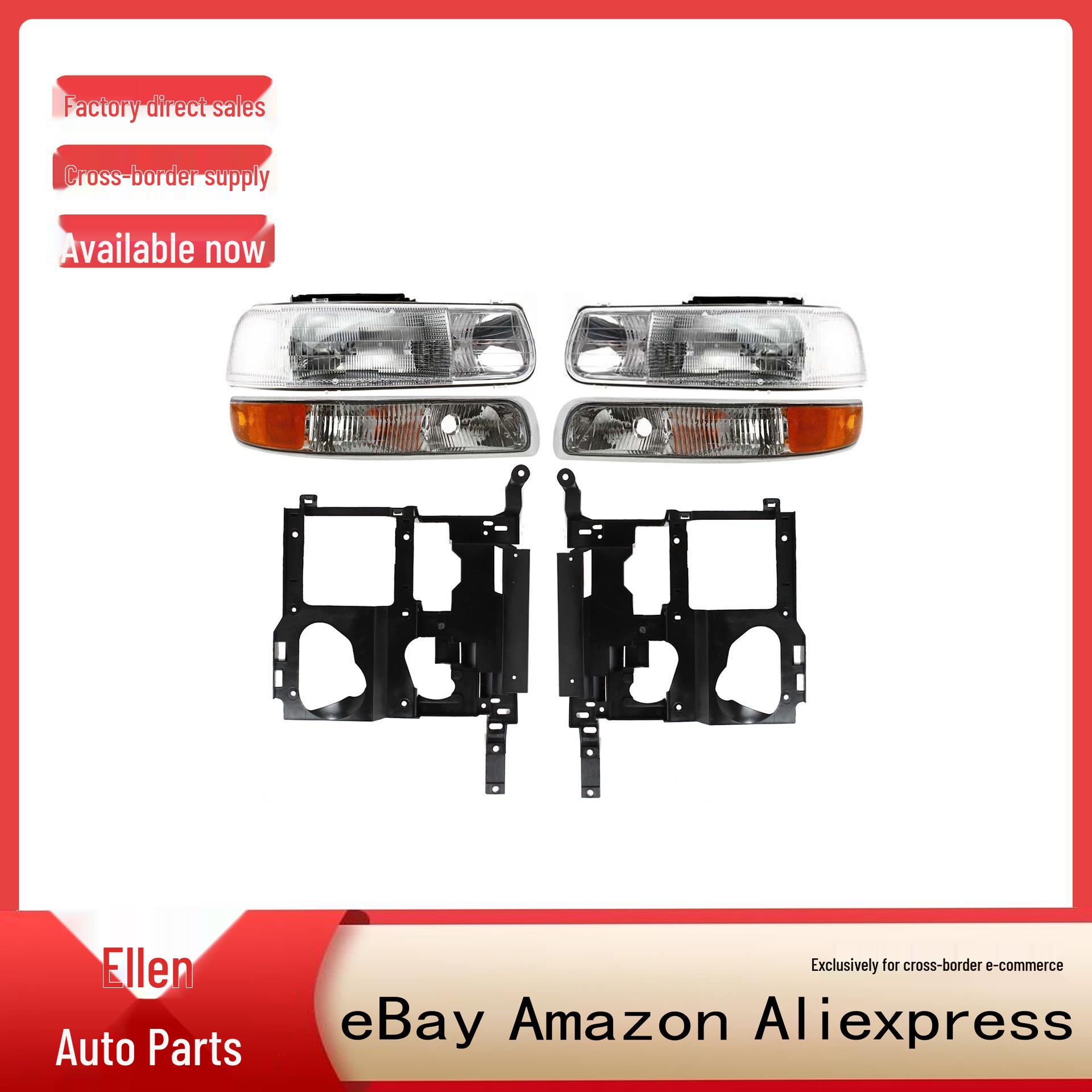 

Front Headlight & Parking Light Kit for 1999-2002 Silverado 1500 Alan