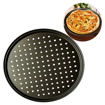 Dayuansheng Carbon Steel Non-stick Pizza Baking Pan Mesh Tray Plate Baking Tool