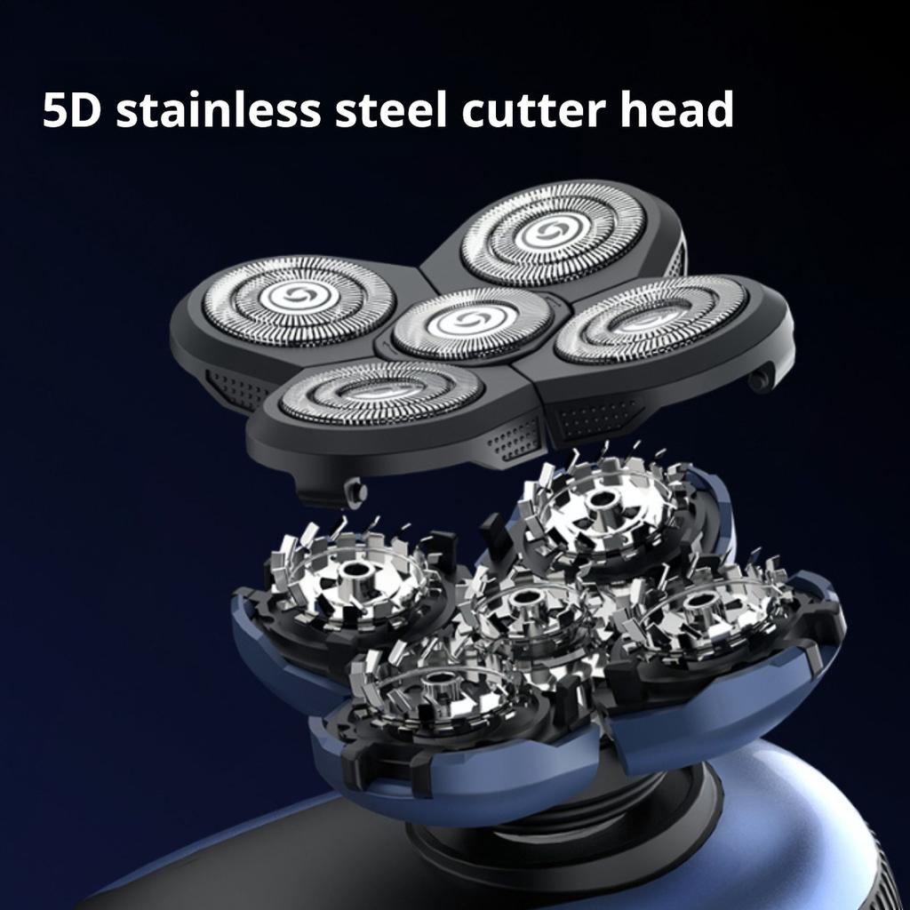 Men's Hair Shaving Clipper for Bald Head, Self-Shaving Multifunctional Electric Shaver for Shaving Bald Head