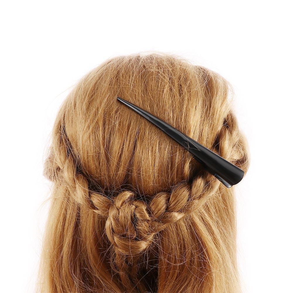 Black Metal Duckbill Shape Crocodile Clip Hair Clip Horn Clip Hairdressing Styling Tool