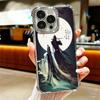 Mo Dao Zu Shi Anime Plating Phone Case For Iphone 16 17 Pro Max Air 16E 14 15 Plus 12 13 Mini Anti-Fall Airabag Cover