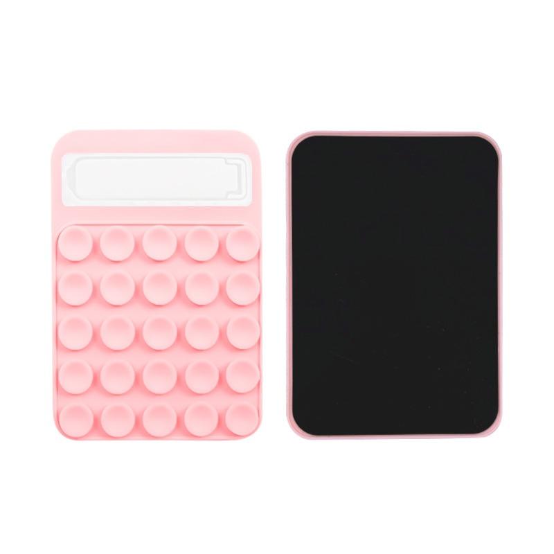 Suction Cup Phone Case Holder with Magnetic Patch розовый
