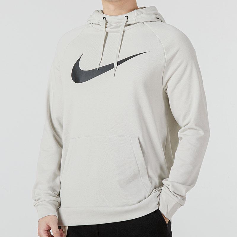 Nike Casual Sport Logo Hoodie Sweatshirt Men Tops White CZ2426-072
