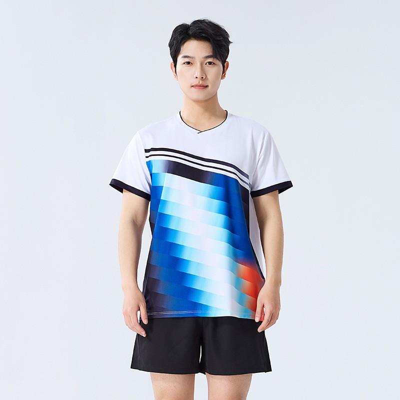 Womens Badminton Sport Set Quick-Dry Short Sleeve Top Skort Pants Training Competition Team Uniform