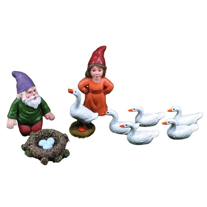 Model Dwarves Resin Simulated Duck Tabletop Figurine Micro Ornament Landscape