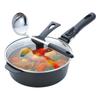 Wahei Freiz Deep Frying Induction Ovel Multi-Function Pan, 24cm, Compatible, Gas, 2, EM-9735