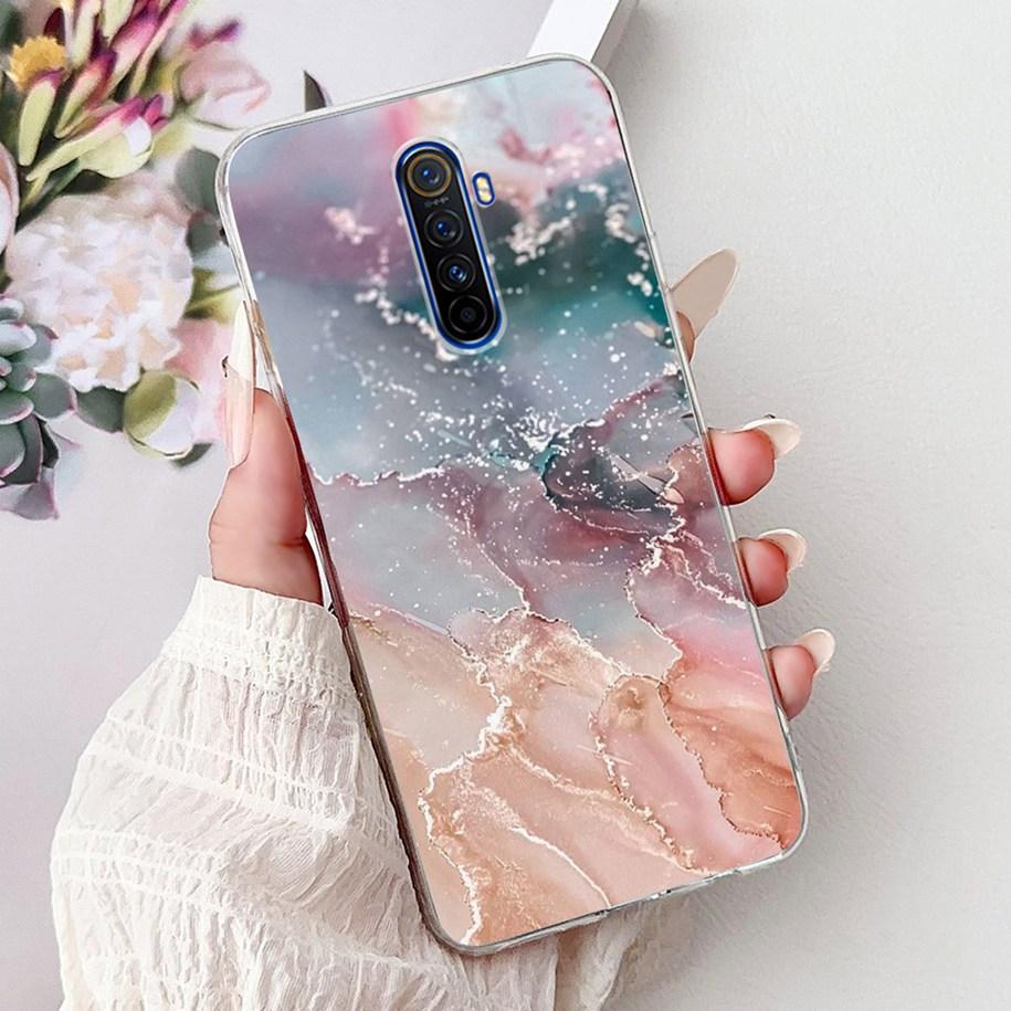For Realme X2 Pro Case RMX1931 Cover Popular Flower Soft Clear Silicone Back Cover For Realme X2 XT Bumper RMX1921 RMX1992 Funda