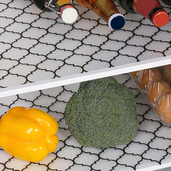 EVA Printed Drawer Liner Thick Non-Adhesive Shelf Mat for Kitchen Cabinet Waterproof Oil-Proof Cabinet