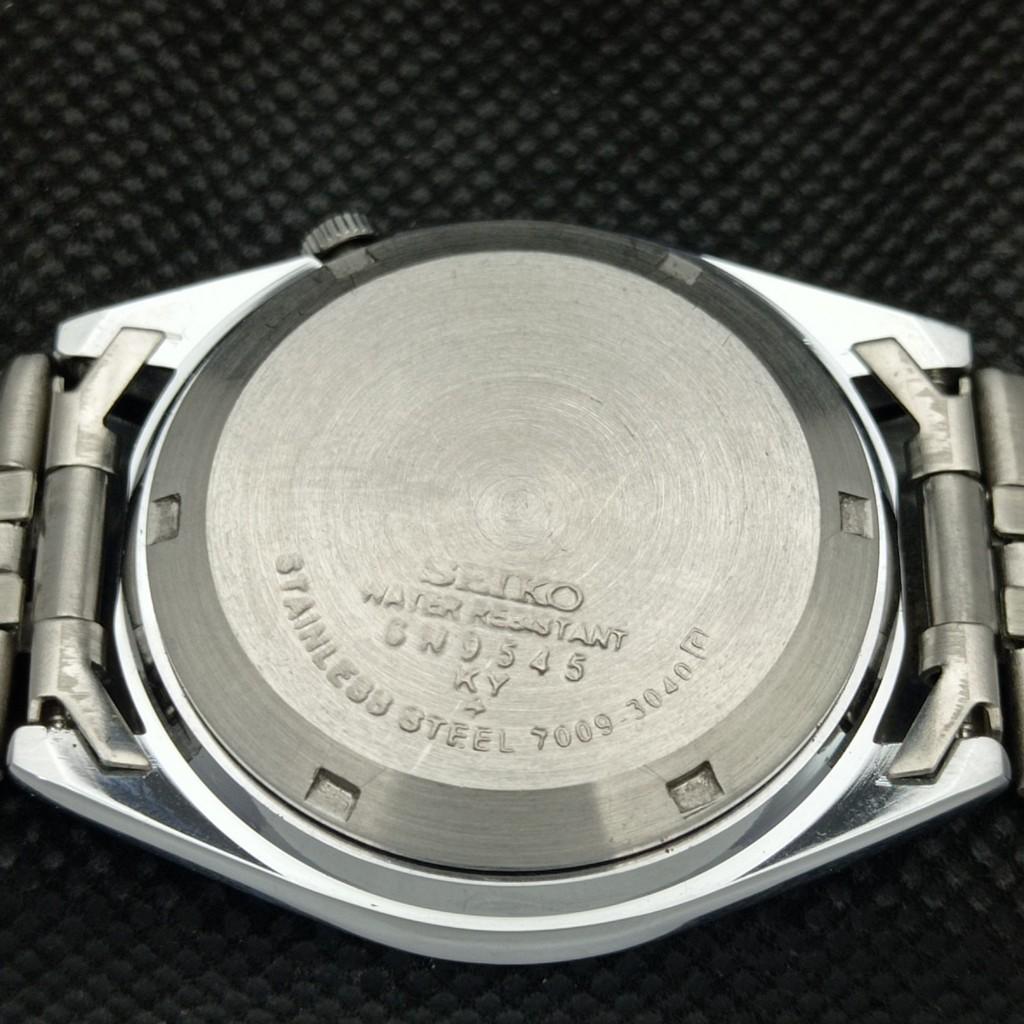 REFURBISHED VINTAGE SEIKO 5 AUTOMATIC JAPAN MENS D/D SILVER WATCH 593a-a311253-2 SKU593a-a311253