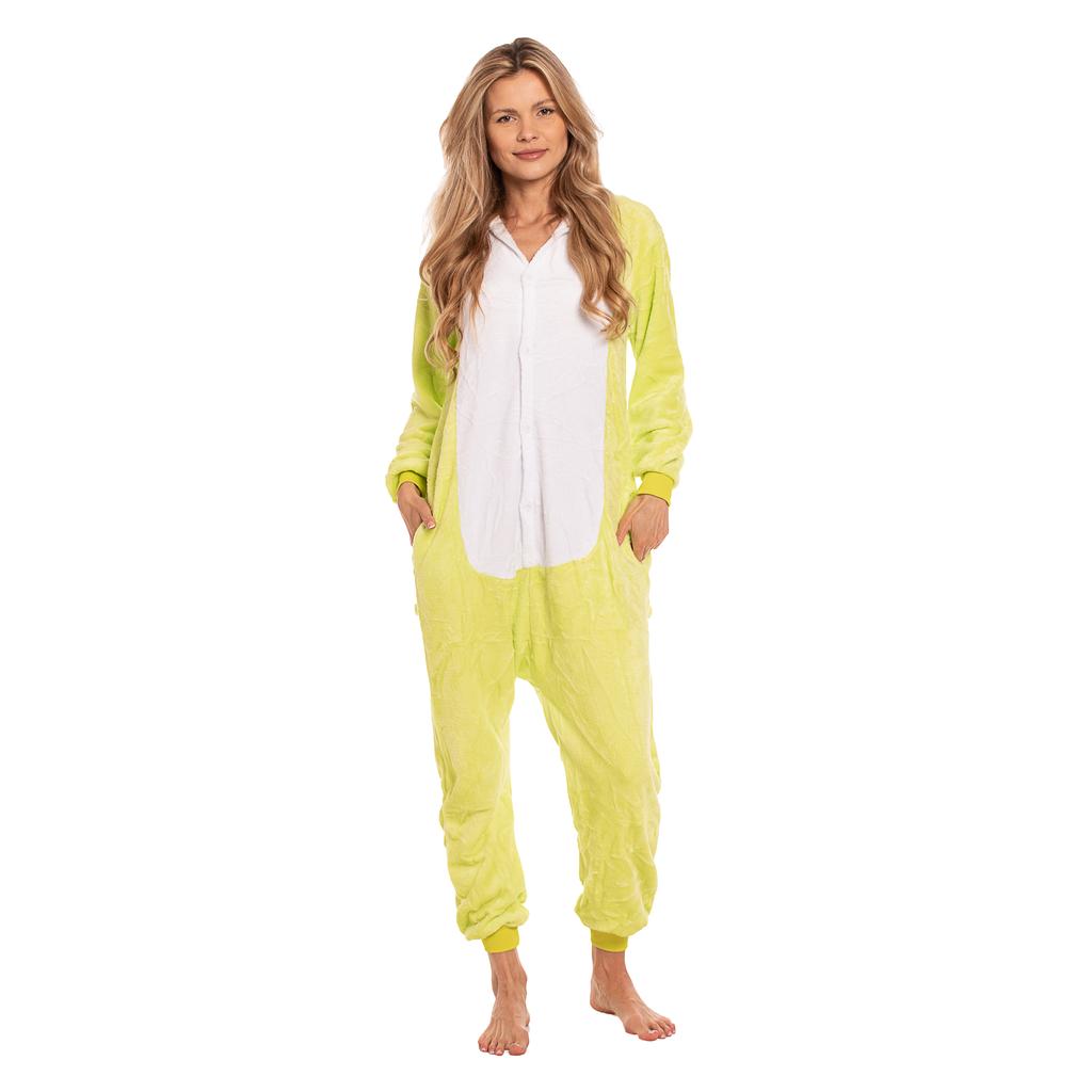 Piżama damska kombinezon kigurumi onesie kostium żaba zielona 145-155 cm s