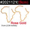 7CM/9CM Outline Africa Map Big Earrings Exaggerate Earring African Jewelry Traditional Ethnic Hyperbole Earrings #201121