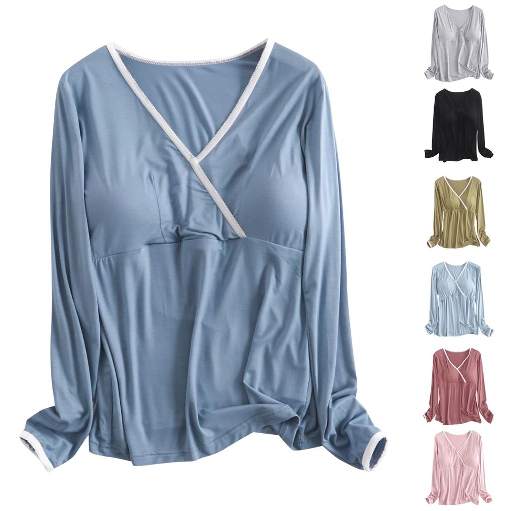 Women's Solid Color Chest Pad Cup One Yoga Bottom Shirt Women's UnderwearTop