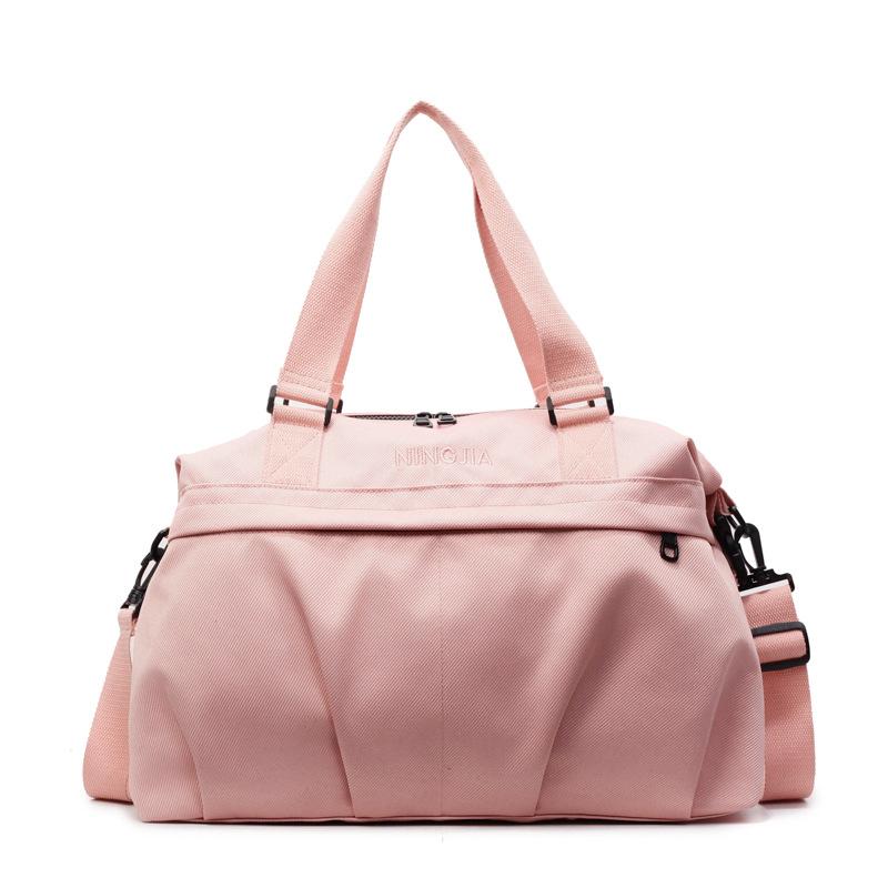 Travel bag Large capacity Premium sense leisure shoulder bag Business trip boarding Airplane storage Luggage bag Fitness sports bag