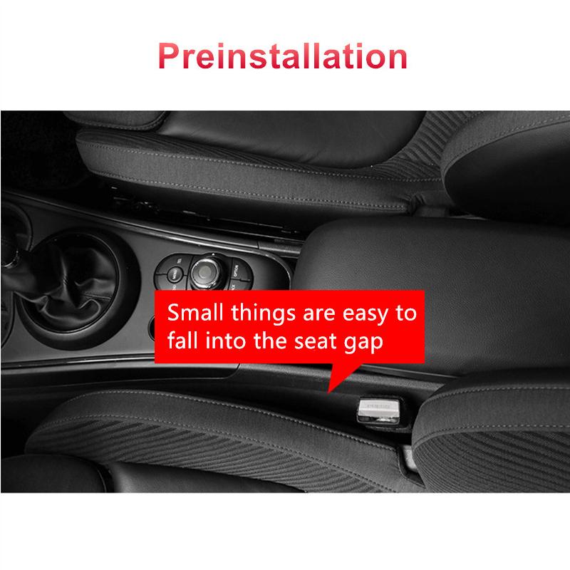 AKM1 Carbon Fiber Leakproof Protective Seat Gap Car Cover Pad for Ford Fiesta EcoSport ESCORT focus 1 focus 3 focus 2 Accessories