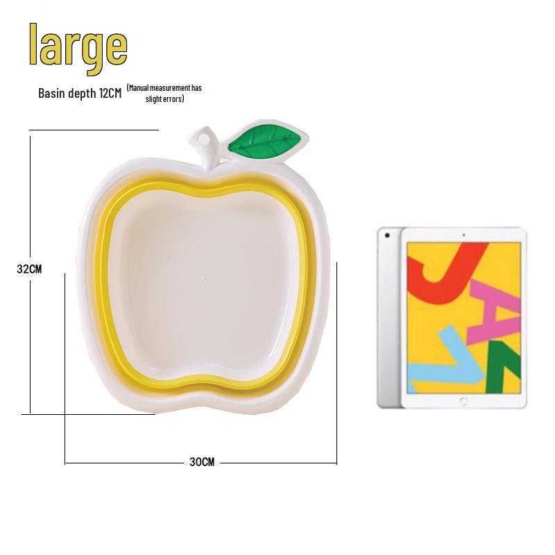 Portable Folding Wash Basin for Laundry and Face - Compact Water Basin for Students, Dorms, Hospitals, and Travel