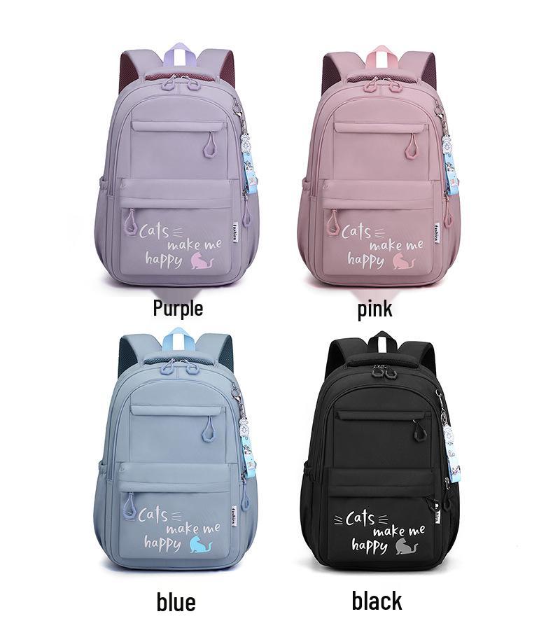 Large Capacity Casual Backpack for Middle School Girls, Grades 4-6