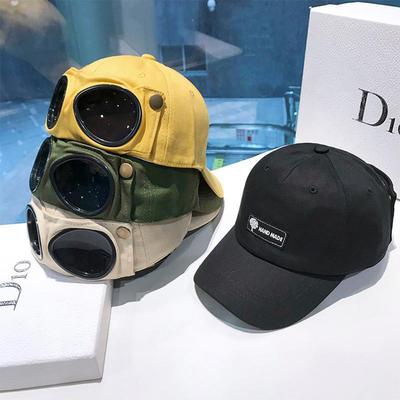 Reverse Glasses Cap Fashion Personality Baseball Cap Adjustable Cotton Casual Cap Cool Outdoor Sun Hat