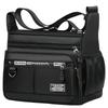 Nylon Herren Brusttasche mit großer Kapazität und mehreren Schichten - Sportliche Umhängetasche mit mehreren Fächern und Seitentasche, für Reisen und Outdoor-Aktivitäten