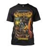Hot Aborted Band Graphic Cotton Tshirt Unisex Summer Short Sleeve Fashion Brand Tee Luxury Casual Vintage Retro Top