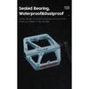 WEST BIKING Bicycle Pedals DU Bearing Multicolor Nylon Widen Bike Pedals Lightweight MTB Road Cycling Pedals Bike Accessories