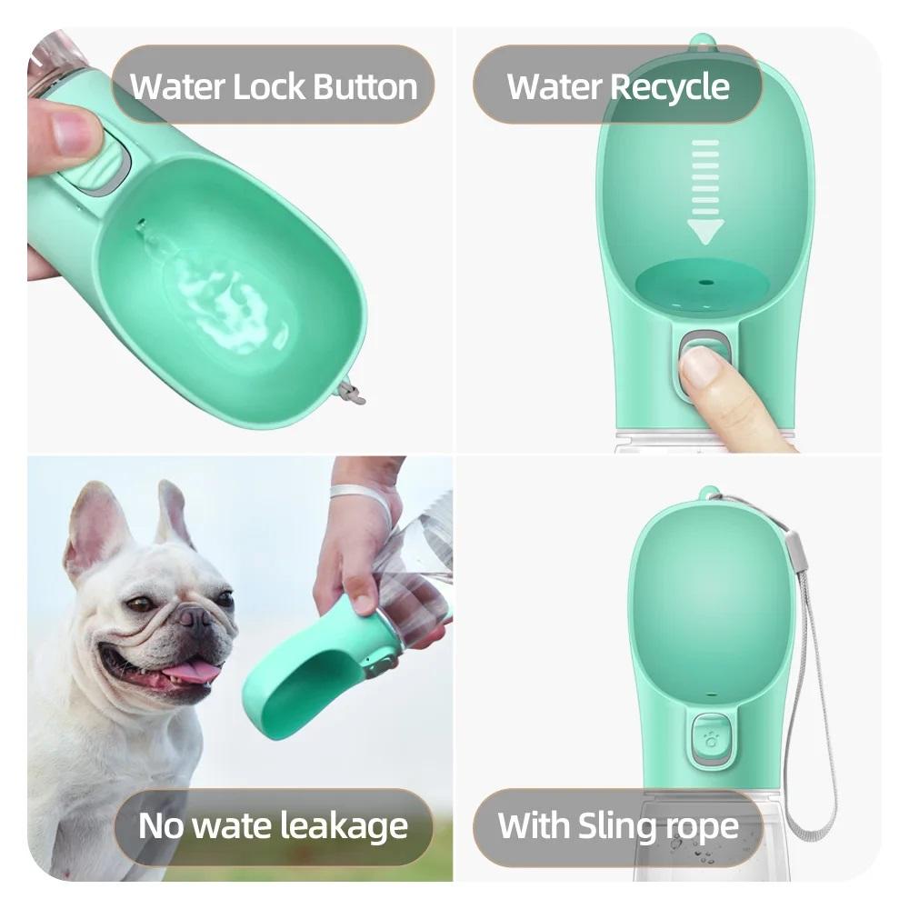 Puppy Water Bottle Dog Portable Cup For Small Medium Big Dogs Cats Outdoor Travel Leak Proof Water Cup Chihuahua Pet Supplies