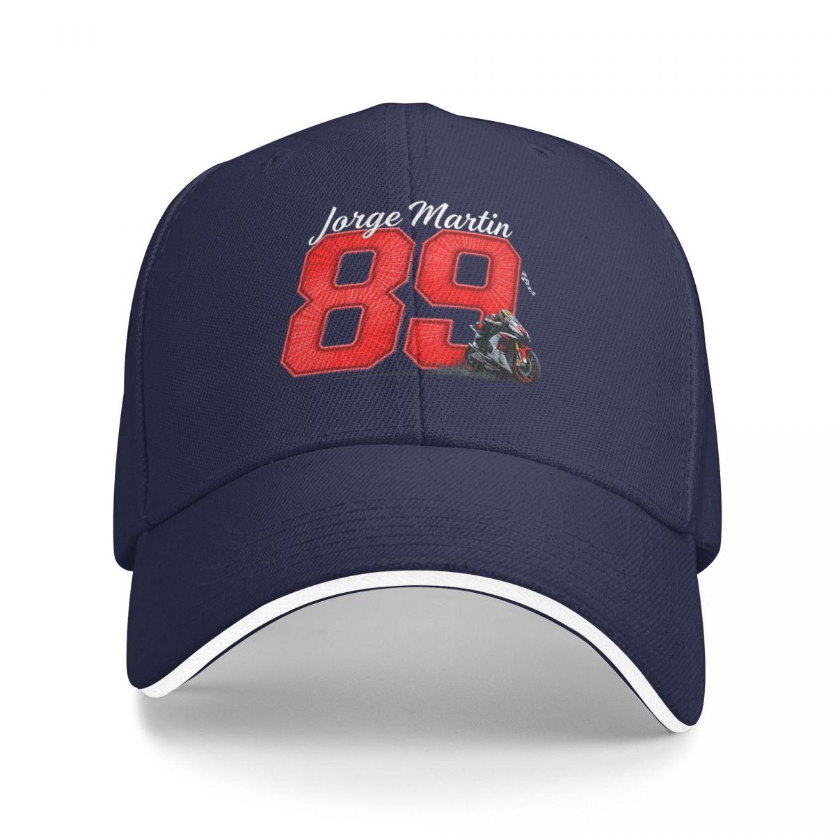 XIXIGO Cap Jorge Martin Nummer 89 Baseballpet Strandtas Gepersonaliseerde Pet Icoon Mannen Luxe Merk Dames
