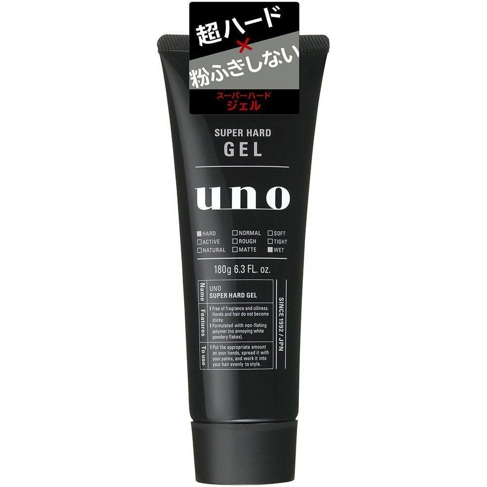 Set Shiseido uno Super Hard Gel (180g) 6 pieces Styling Hair