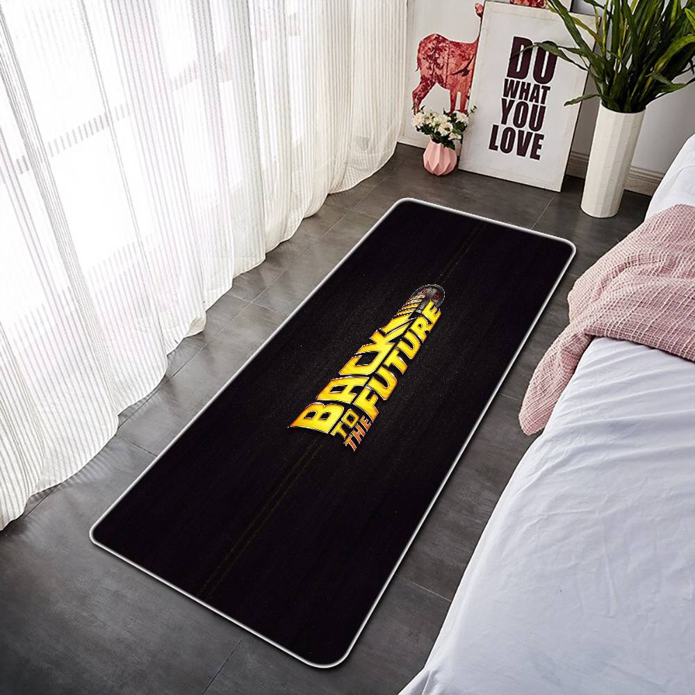 Back To The Future Floor Mat Entrance Doormat Bath Mats Non-slip Mat Carpets Entrance Of House Custom Kitchen Foot Mat Cute Rug
