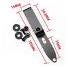 Belt Clip For Waist Sheath Holsters with Screws Spare Parts 360 Degree Rotations Swivels Holder for Waist Sheath Making