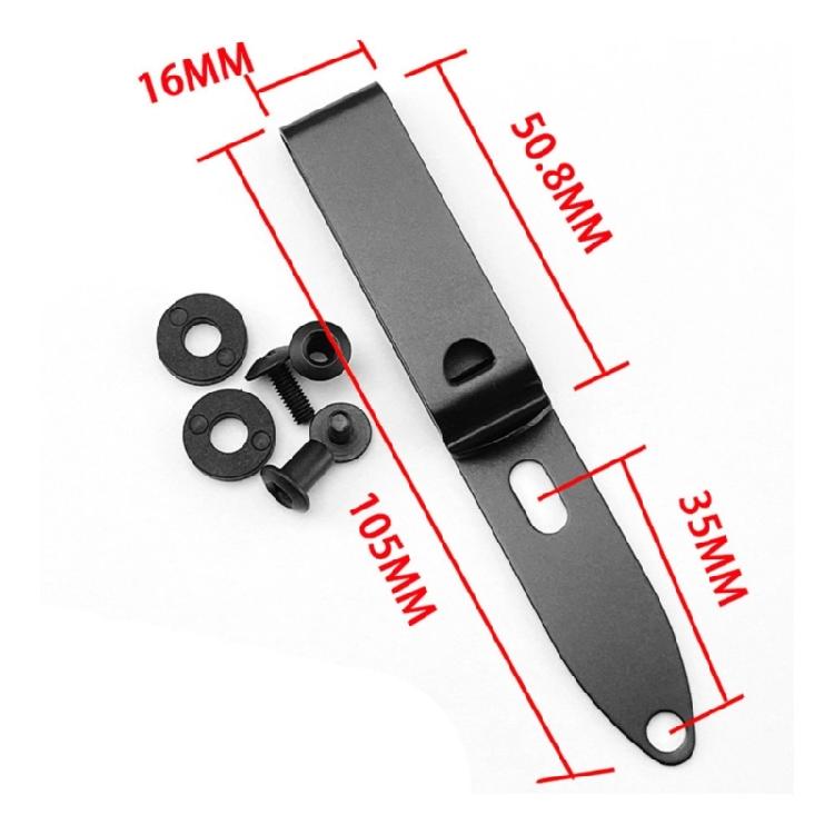 Belt Clip For Waist Sheath Holsters with Screws Spare Parts 360 Degree Rotations Swivels Holder for Waist Sheath Making