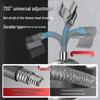Universal No-Drill Suction Cup Shower Head Holder