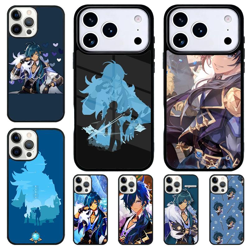 Genshin Impact Kaeya Phone Case for iPhone 17 Air 16 15 11 12 14 13 Pro Max Shockproof Cover