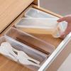 Transparent Stackable Sealed Moisture-proof with Cover Fresh-keeping Rectangle Spaghetti Box Preservation Storage Box
