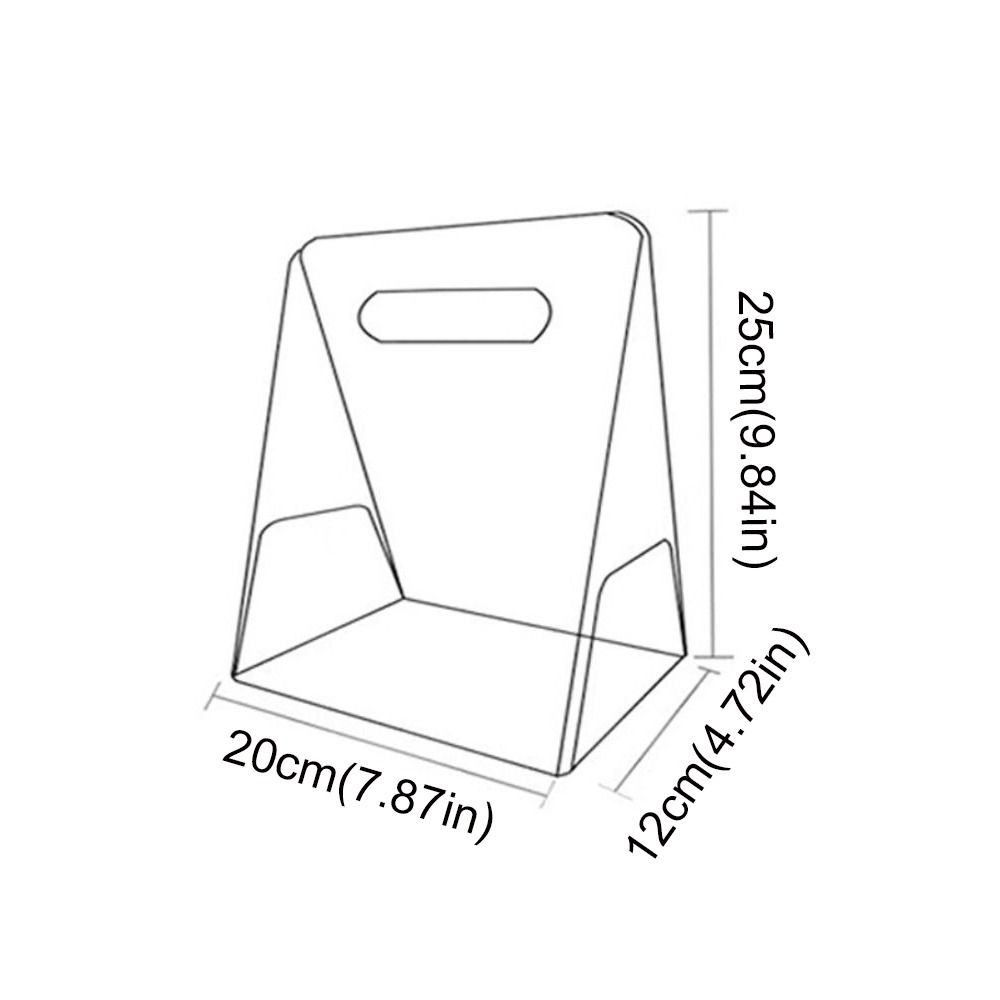 Torebka Bukiet Torba do Pakowania Torba na Kwiaty Wielokrotnego Użytku Kreatywne Akrylowe Pudełko na Kwiaty Walentynki