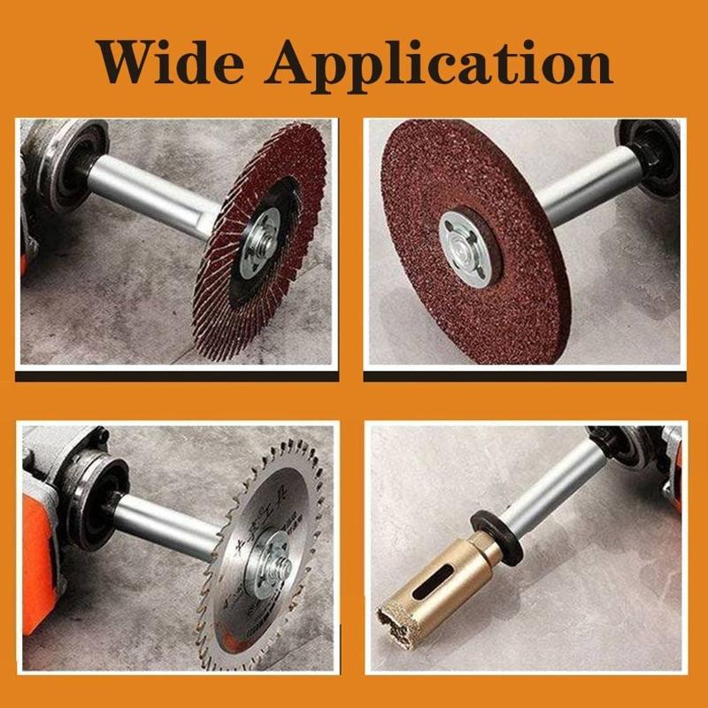 M14 to M10 Angle Grinder Extension Connecting Rod Practical Thread Adapter for Polishing Pad Grinding Connection 6.5cm