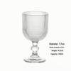 Premium Thickened Glass Goblet for Red Wine, Juice, Bar, or Wedding Decoration