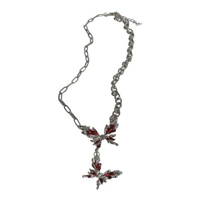 Butterfly Necklace for Punk Dainty Clavicle Chain Jewelry Gifts Hypoallergenic Versatile Necklace for Dates