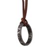 Uncharted 4 Nathan Drake Cosplay Necklace Vintage Leather Code Pendant Jewelry For Men Movie Game Props