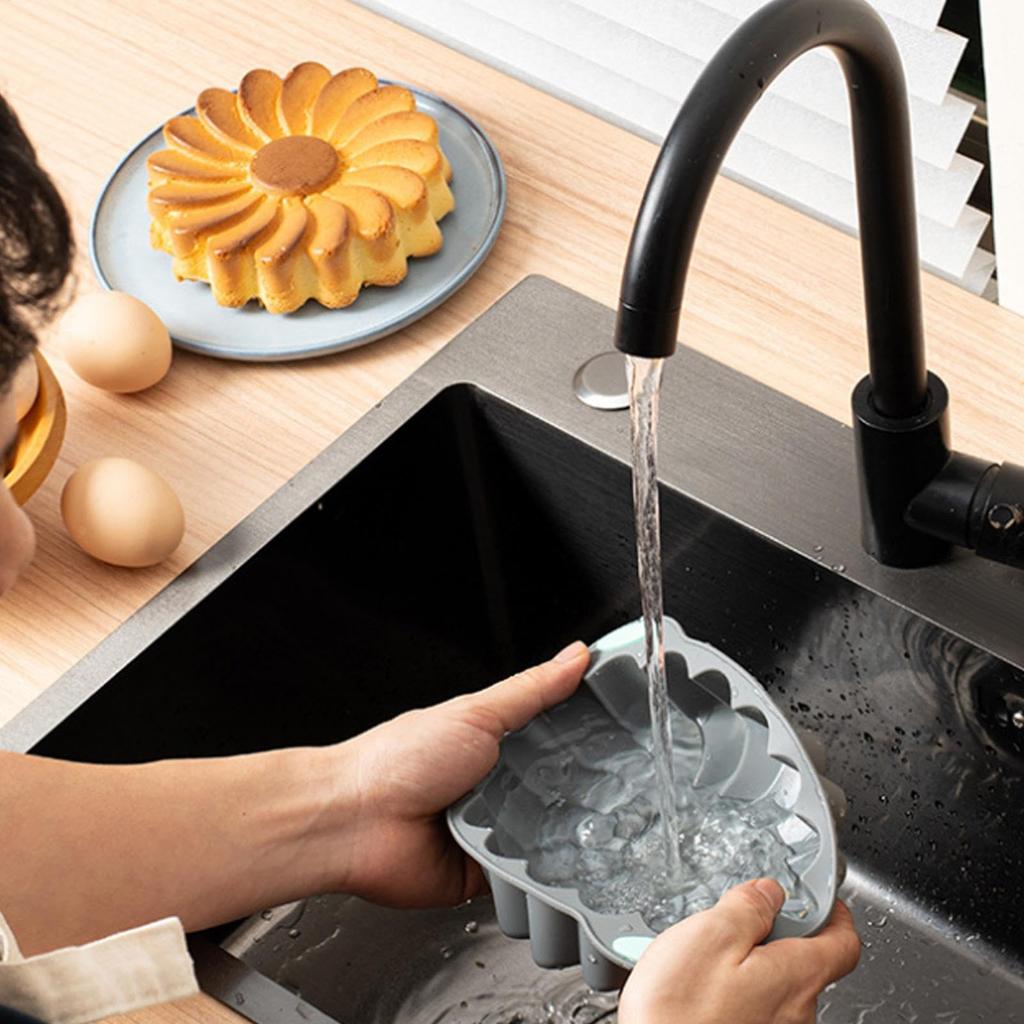 Round Silicone Cake Mold 3D Spiral Pattern Bundle Pan Nonstick Birthday Cake Pan Brownie Dessert Cake Decor DIY Baking Tool