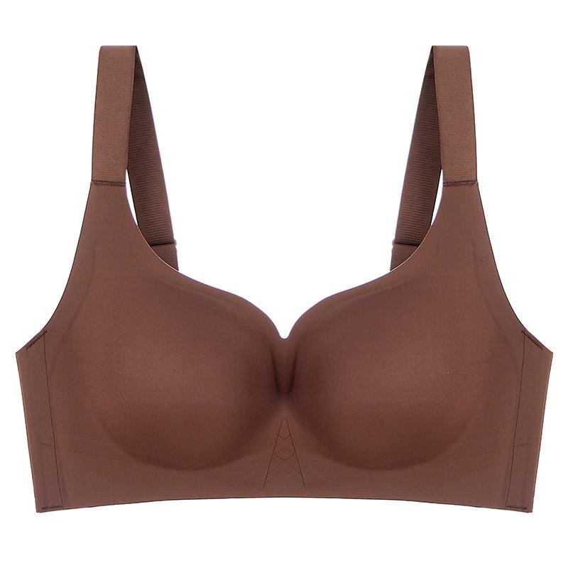 

Sports Bra for Women Gathered Bra with Thin Design Seamless and Without Steel Band Preventing Sagging of The Bra 36/80B