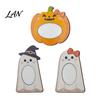 Cute Pumpkin Picture Holder Halloween Wooden Photo Frame, Pumpkin/Ghost Frame for Wall Creative Room Decor Hanging or Desktop Display, Personalized