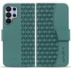 Wallet Case for Galaxy S26 Ultra - Leather/PU, Green, With Lanyard