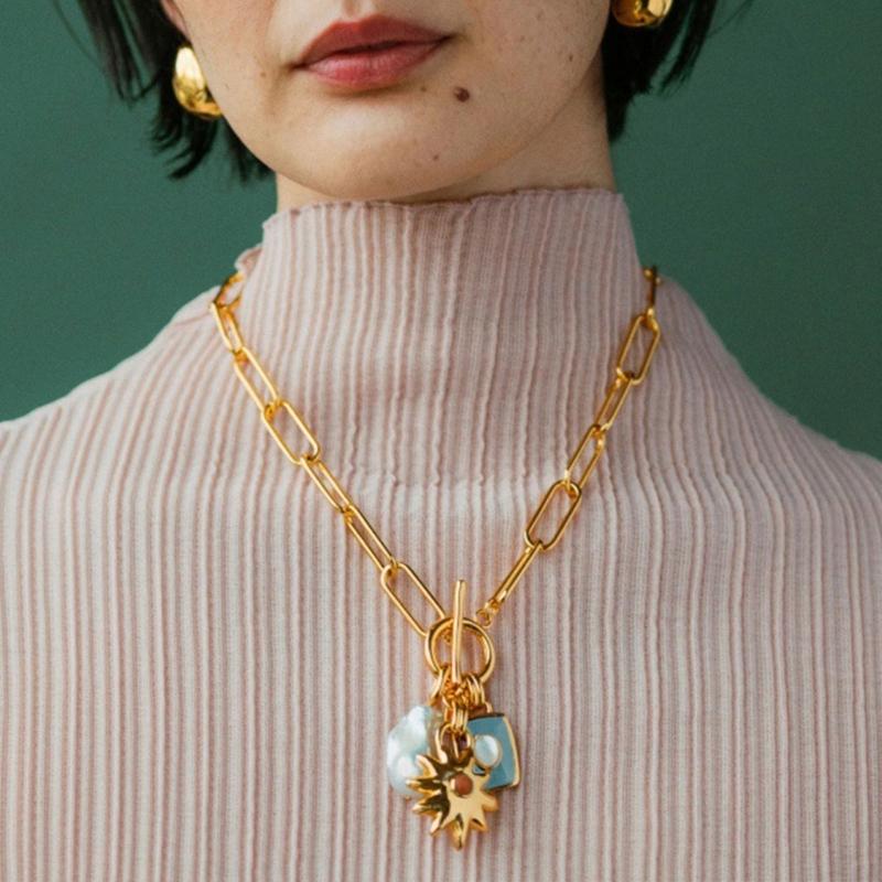 Colorful Minimalists Pendant Necklace Decoration for Women Portable for Any Occasion And Enhancing Your Elegant Styles